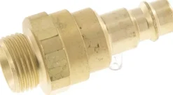 Kupplungsstecker (NW7,2) G 3/8"(AG) mit Rückschlagventil