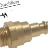 Kupplungsstecker (NW7,2) G 1/4"(AG) mit Rückschlagventil