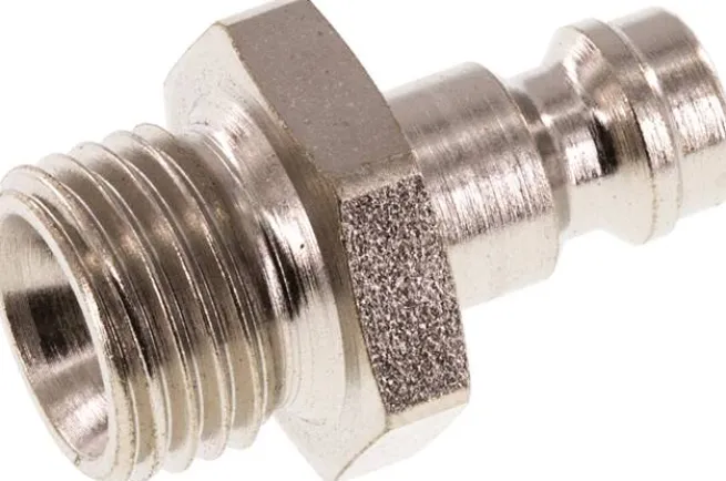 Kupplungsstecker (NW5) G 1/4"(AG), Stahl verzinkt
