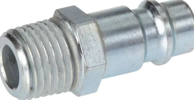 Kupplungsstecker (NW7,2) G 1/8"(AG), Stahl gehärtet & verzinkt