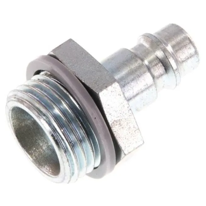 Kupplungsstecker (NW7,2) G 1/2"(AG), Stahl gehärtet & verzinkt