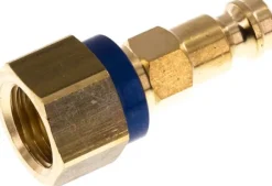 Kupplungsstecker (NW5) G 1/4"(IG), blau, Sechseck SW10