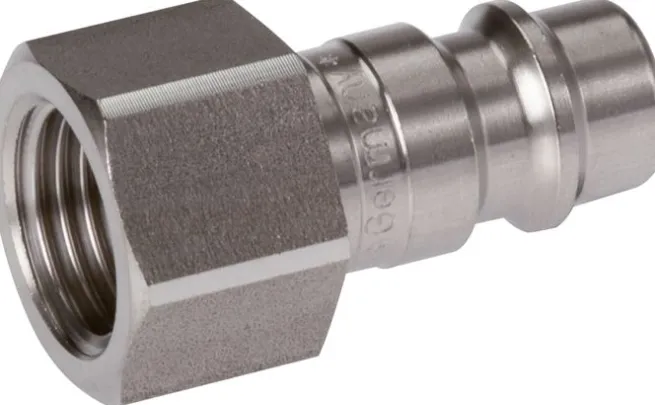 Kupplungsstecker (NW7,2) G 1/8"(IG), Edelstahl