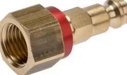 Kupplungsstecker (NW5) G 1/8"(IG), grün, Kreis Ø 10,5 mm