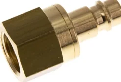 Kupplungsstecker (NW7,2) G 3/8"(IG), Messing, beidseitig absperrend