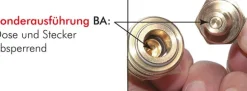 Kupplungsstecker (NW5) G 1/4"(IG), Messing vernickelt, beidseitig absperrend