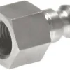 Kupplungsstecker (NW5) G 3/8"(IG), Messing vernickelt