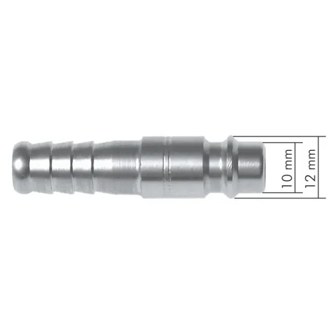 Kupplungsstecker (NW7,2) G 1/2"(IG), Messing