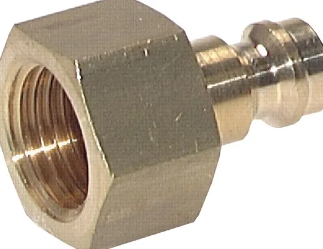 Kupplungsstecker (NW5) G 1/8"(IG), Messing