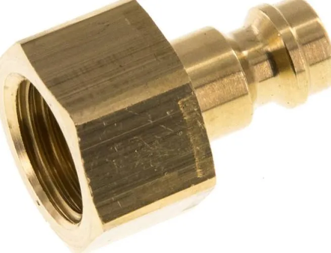 Kupplungsstecker (NW5) G 1/4"(IG), Messing