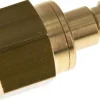 Kupplungsstecker (NW7,2) G 1/2"(IG), Messing, beidseitig absperrend