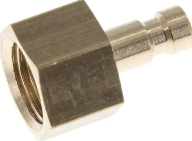 Kupplungsstecker (NW2,7) G 1/8"(IG), Messing