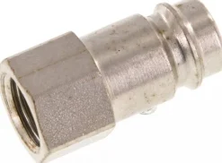 Kupplungsstecker (NW10) G 1/4"(IG), Stahl gehärtet & vernickelt