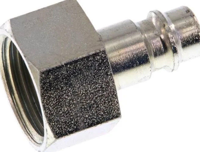 Kupplungsstecker (NW7,2) G 1/2"(IG), Stahl gehärtet & verzinkt