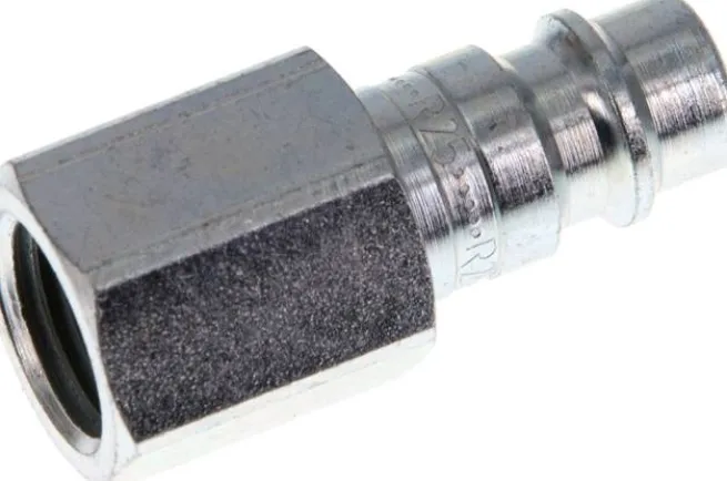 Kupplungsstecker (NW7,2) G 1/4"(IG), Stahl gehärtet & verzinkt