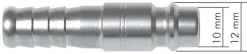 Kupplungsstecker (NW7,2) G 1/4"(IG), Stahl gehärtet & verzinkt