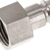 Kupplungsstecker (NW10) G 1/2"(IG), Stahl gehärtet & vernickelt