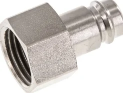Kupplungsstecker (NW10) G 1/2"(IG), Stahl gehärtet & vernickelt
