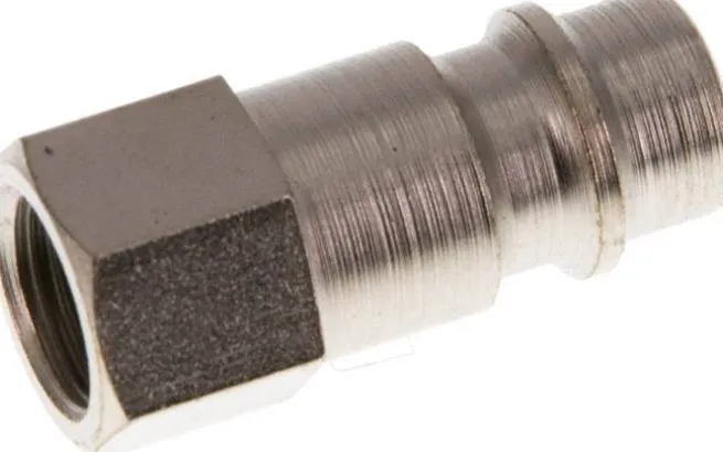 Kupplungsstecker (NW7,2) G 1/8"(IG), Stahl gehärtet & verzinkt