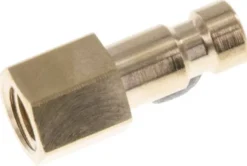 Kupplungsstecker (NW2,7) M 5(IG), Messing