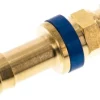 Kupplungsstecker (NW7,2) 9 (3/8")mm Schlauch, blau, Sechseck SW12