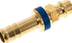 Kupplungsstecker (NW7,2) 9 (3/8")mm Schlauch, blau, Sechseck SW12