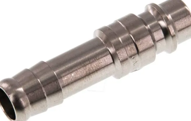 Kupplungsstecker (NW7,2) 9 (3/8")mm Schlauch, Edelstahl