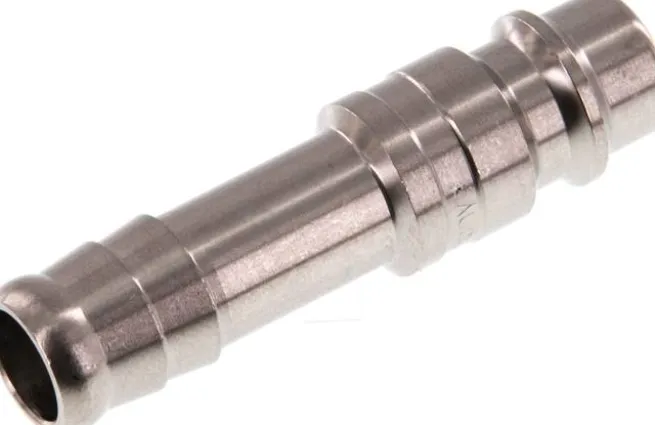 Kupplungsstecker (NW7,2) 10mm Schlauch, Edelstahl