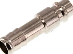 Kupplungsstecker (NW7,2) 10mm Schlauch, Messing vernickelt