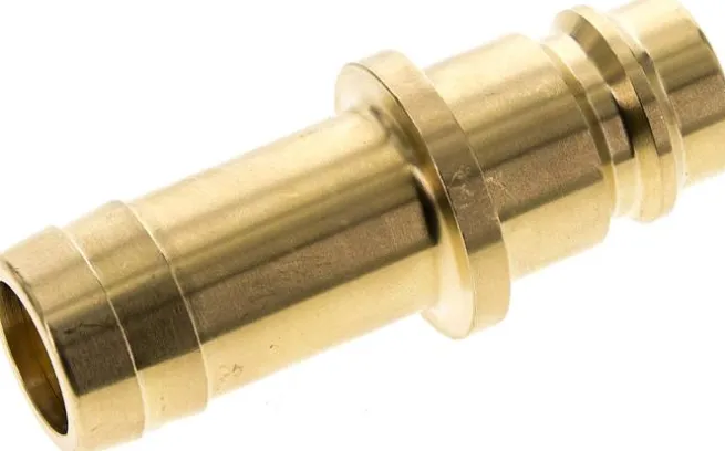 Kupplungsstecker (NW19) 25 (1")mm Schlauch, Messing