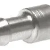 Kupplungsstecker (NW5) 6 (1/4")mm Schlauch, Messing vernickelt, beidseitig absperrend