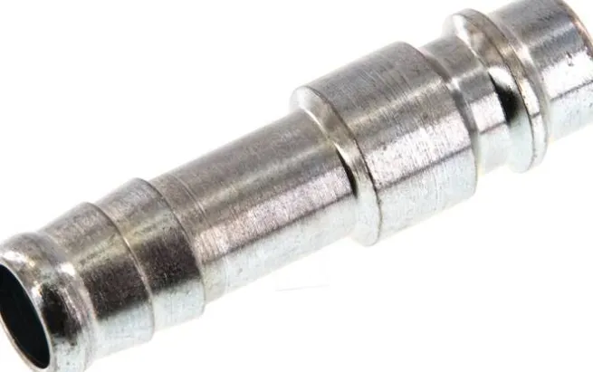 Kupplungsstecker (NW7,2) 9 (3/8")mm Schlauch, Stahl gehärtet & verzinkt
