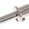 Kupplungsstecker (NW2,7) 3mm Schlauch, Messing vernickelt