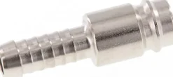 Kupplungsstecker (NW10) 10mm Schlauch, Stahl gehärtet & vernickelt