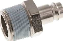 Kupplungsstecker (NW10) R 3/4"(AG), Stahl gehärtet & vernickelt