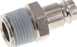 Kupplungsstecker (NW10) R 1/2"(AG), Stahl gehärtet & vernickelt