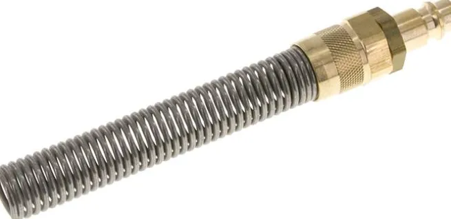 Kupplungsstecker (NW7,2) 12x9mm Schlauch m. Knickschutz