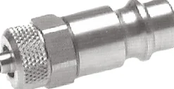 Kupplungsstecker (NW7,2) 10x8mm Schlauch, Messing vernickelt