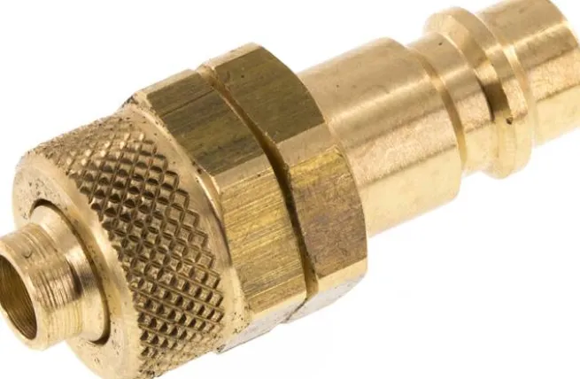 Kupplungsstecker (NW7,2) 10x8mm Schlauch, Messing