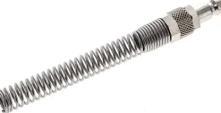 Kupplungsstecker (NW5) 8x6mm Schlauch m. Knickschutz, Messing vernickelt