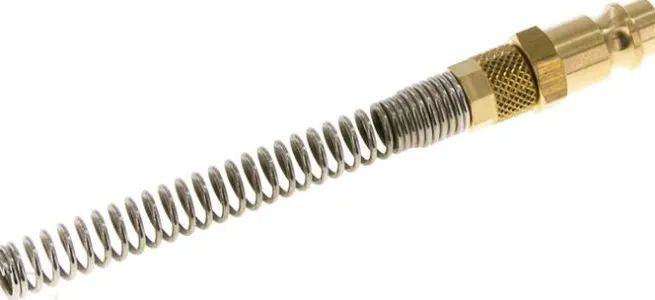 Kupplungsstecker (NW7,2) 6x4mm Schlauch m. Knickschutz