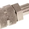 Kupplungsstecker (NW2,7) 6x4mm Schlauch, Messing vernickelt