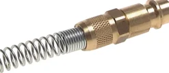 Kupplungsstecker (NW7,2) 6x4mm Schlauch m. Knickschutz, schwenkbar, Messing vernickelt
