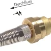 Kupplungsstecker (NW7,2) 10x8mm Schl. mit Rückschlagventil, mit Knickschutz