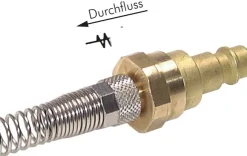 Kupplungsstecker (NW7,2) 10x8mm Schl. mit Rückschlagventil, mit Knickschutz