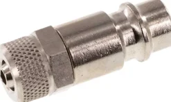 Kupplungsstecker (NW7,2) 6x4mm Schlauch, Messing vernickelt