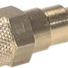Kupplungsstecker (NW5) 8x6mm Schlauch, Messing, beidseitig absperrend