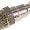 Kupplungsstecker (NW5) 6x4mm Schlauch, Messing vernickelt, Messing vernickelt