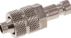Kupplungsstecker (NW2,7) 6x4mm Schlauch, Edelstahl