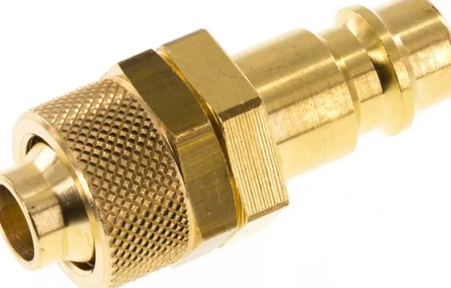 Kupplungsstecker (NW7,2) 12x9mm Schlauch, Messing
